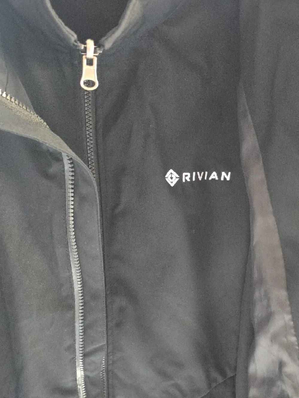 Eddie Bauer Black 3-in-1 Jacket with Rivian Logo Large